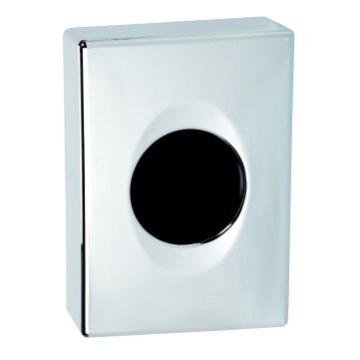 Dispensador de sacos 10 x 13,5 cm, prateado