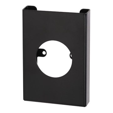 Dispensador de sacos 9,2x13,1 cm aço inoxidável/preto