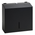 Dispensador de toalhas 28x24,5 cm em aço inoxidável/preto