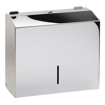 Dispensador de toalhas 28x24,5 cm inox/prateado