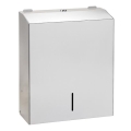Dispensador de toalhas 28x35 cm inox/prateado