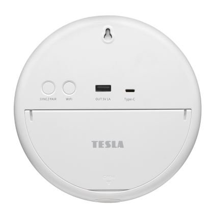 TESLA Electronics Device - Estação meteorológica inteligente com sensor (bateria de 400 mAh), Wi-Fi Tuya, IP44