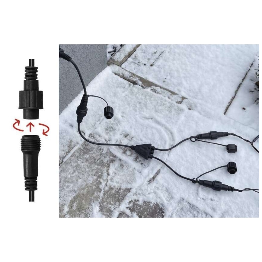 Distribuidor para cordões de luzes de Natal IP44 0,4 m
