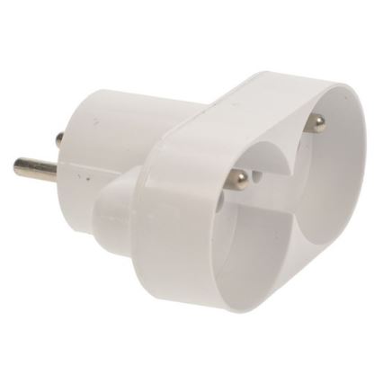 Divisor de tomadas duplo