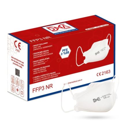DNA máscara FFP3 NR CE 2163 Medical 1pc