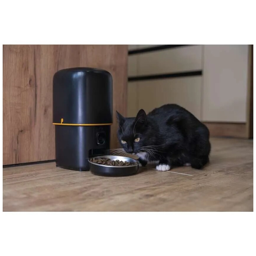 Distribuidor automático de ração com microfone e câmera 4l/5V/3xD Wi-Fi