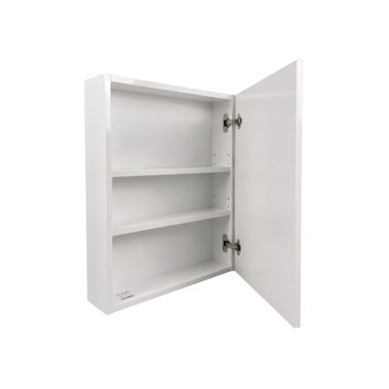 Dřevojas - Armário de casa de banho com espelho NEXI 60x68 cm branco