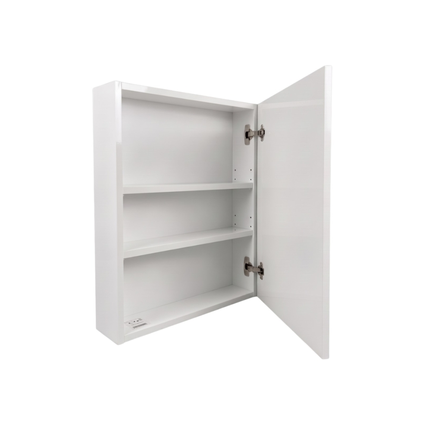 Dřevojas - Armário de casa de banho com espelho NEXI 60x68 cm branco