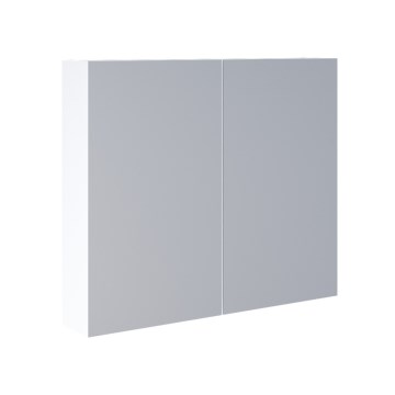 Dřevojas - Armário de casa de banho com espelho NEXI 80x68 cm branco