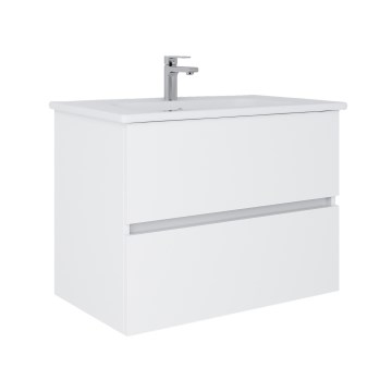 Dřevojas - Móvel de casa de banho com lavatório BANO 78x47 cm branco
