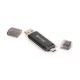 Dual Flash Drive USB + MicroUSB 32GB preto
