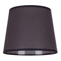 Duolla - Abajur para candeeiro de mesa CLASSIC M E27 diâmetro 24 cm antracite