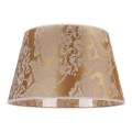 Duolla - Abajur para candeeiro de mesa CONE M E27 diâmetro 28 cm dourado