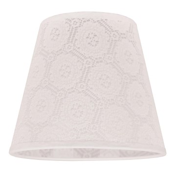 Duolla - Abajur para candeeiro de mesa SOFIA XS E14 diâmetro 18,5 cm branco