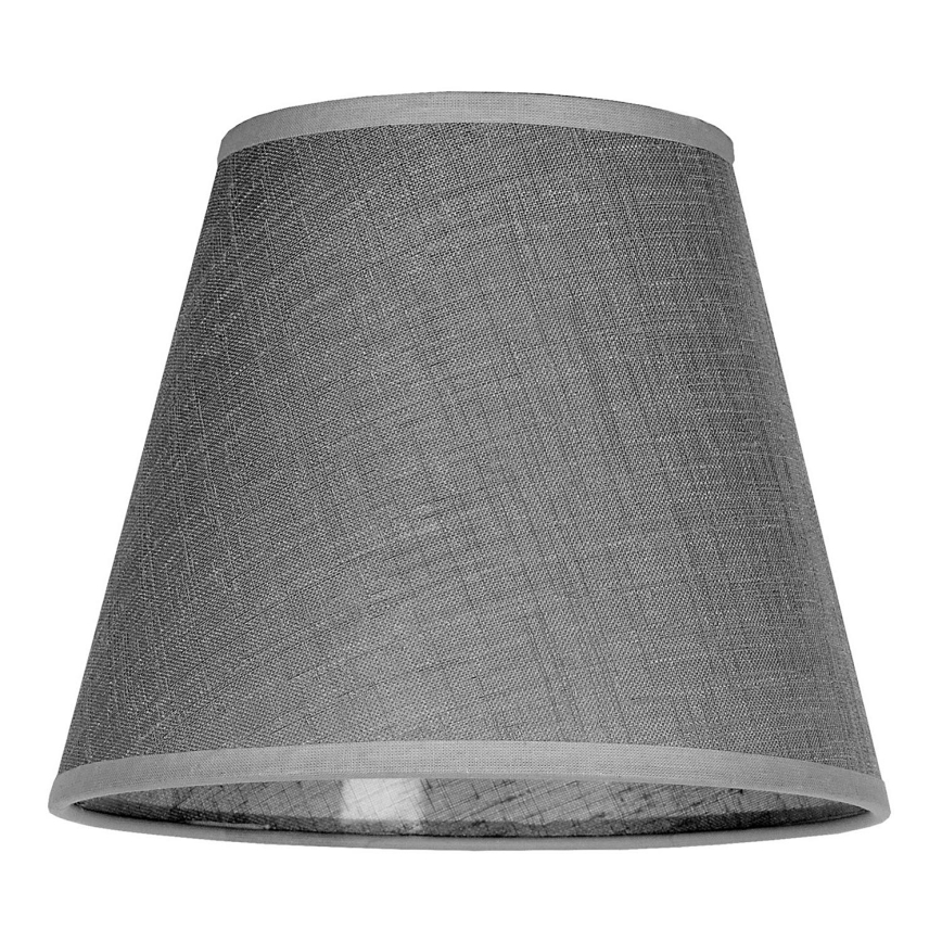 Duolla - Abajur para candeeiro de mesa SOFIA XS E14 diâmetro 18,5 cm cinza