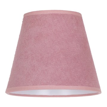 Duolla - Abajur para candeeiro de mesa SOFIA XS E14 diâmetro 18,5 cm rosa