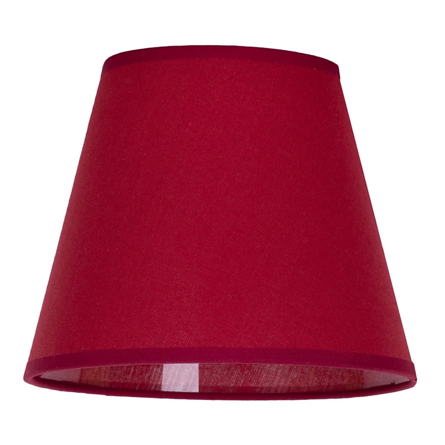 Duolla - Abajur para candeeiro de mesa SOFIA XS E14 diâmetro 18,5 cm vermelho