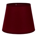 Duolla - Abajur para candeeiro de pé CLASSIC L E27 diâmetro 38 cm vinho