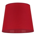Duolla - Abajur para lâmpada de mesa CLASSIC M E27 diâmetro 24 cm vermelho