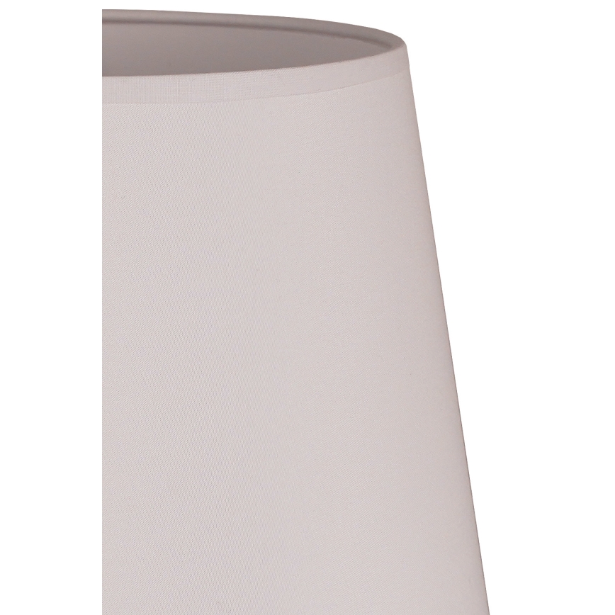 Duolla - Abajur para candeeiro de mesa CLASSIC M E27 diâmetro 24 cm branco