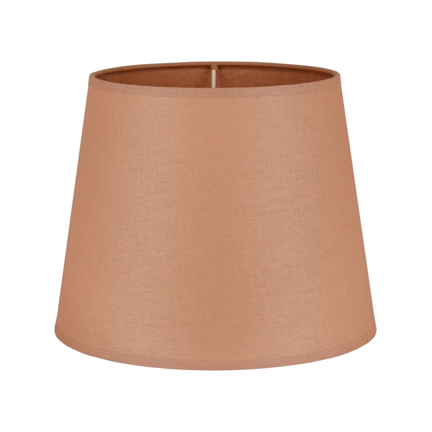 Duolla - Abajur para lâmpada de mesa CLASSIC M E27 diâmetro 24 cm castanho