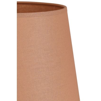 Duolla - Abajur para lâmpada de mesa CLASSIC M E27 diâmetro 24 cm castanho