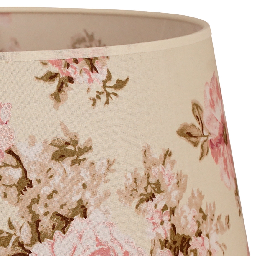Duolla - Abajur para candeeiro de mesa CLASSIC M E27 diâmetro 24 cm rosa