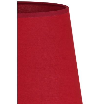 Duolla - Abajur para lâmpada de mesa CLASSIC M E27 diâmetro 24 cm vermelho