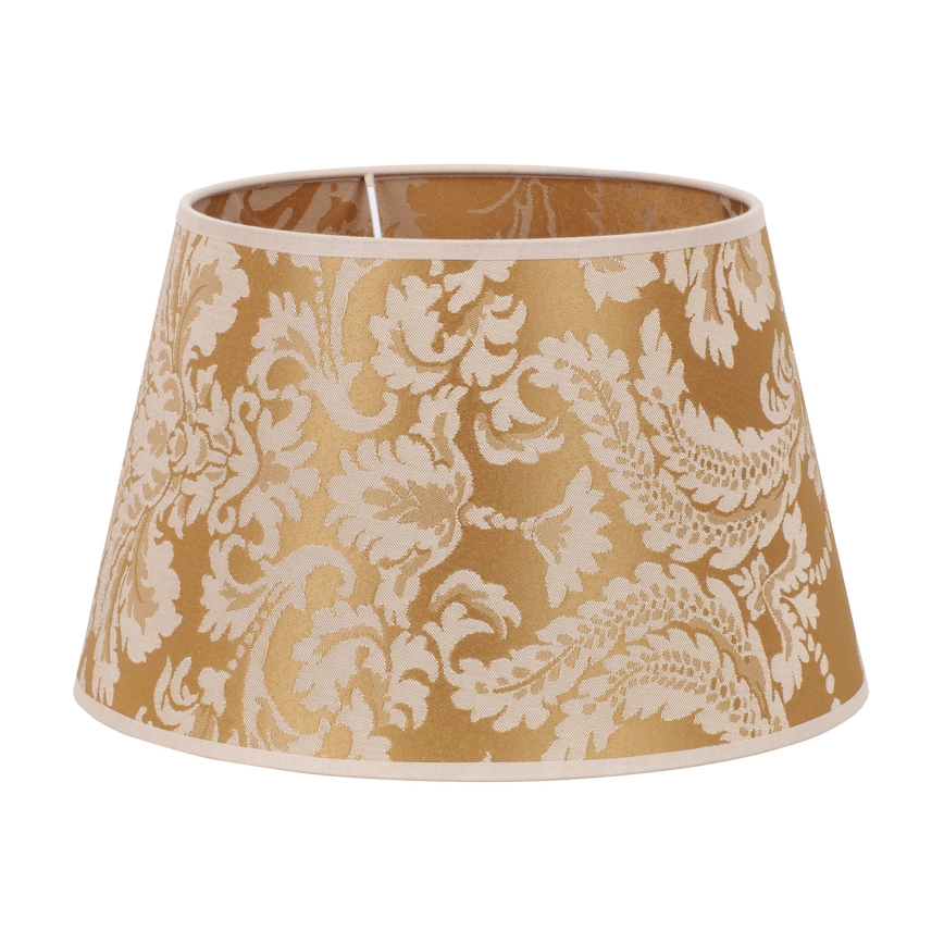 Duolla - Abajur para candeeiro de mesa CONE M E27 diâmetro 28 cm dourado
