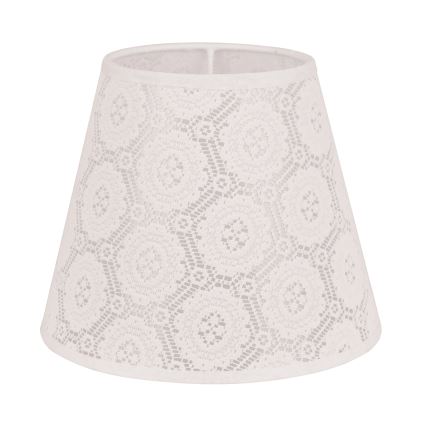 Duolla - Abajur para candeeiro de mesa SOFIA XS E14 diâmetro 18,5 cm branco