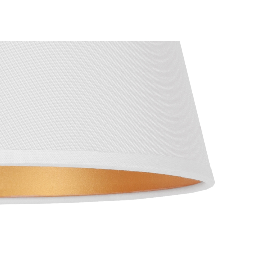 Duolla - Abajur para candeeiro de mesa SOFIA XS E14 diâmetro 18,5 cm branco