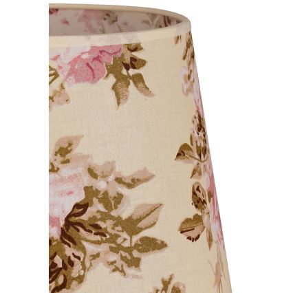 Duolla - Abajur para candeeiro de mesa SOFIA XS E14 diâmetro 18,5 cm rosa