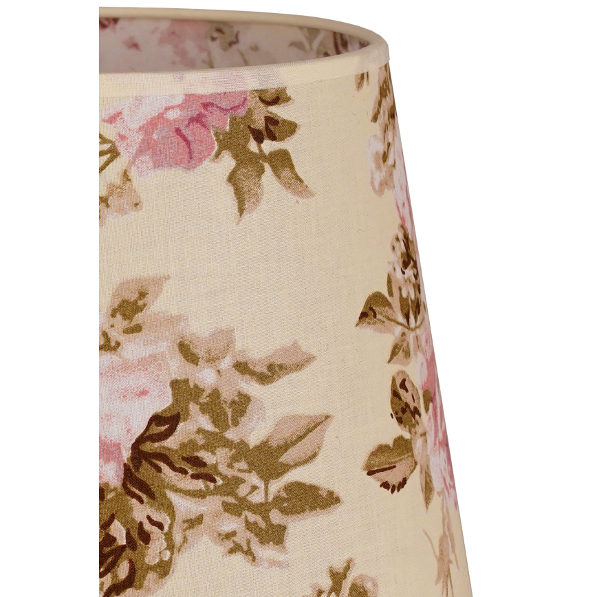 Duolla - Abajur para candeeiro de mesa SOFIA XS E14 diâmetro 18,5 cm rosa