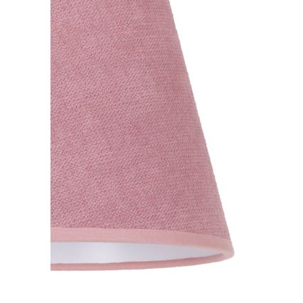 Duolla - Abajur para candeeiro de mesa SOFIA XS E14 diâmetro 18,5 cm rosa