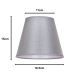 Duolla - Abajur SOFIA XS E14 diâmetro 18,5 cm prateado