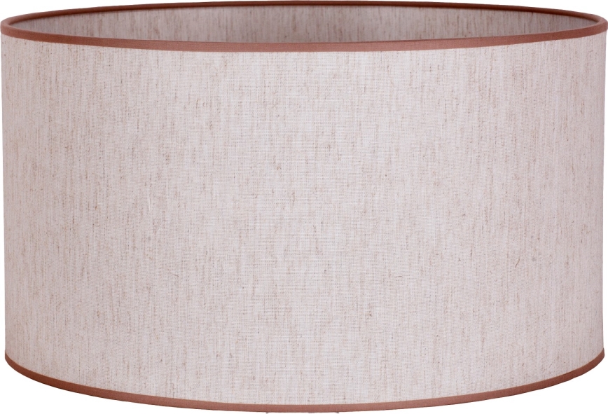 Duolla - Abajur universal E27 diâmetro 35 cm bege