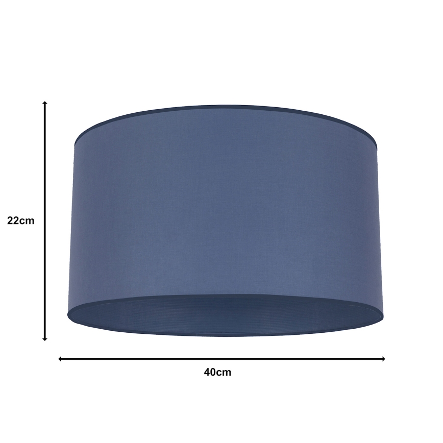 Duolla - Abajur universal ROLLER E27 diâmetro 40 cm azul