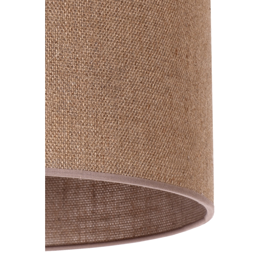 Duolla - Candeeiro de chão 1xE27/60W/230V diâmetro 44 cm castanho