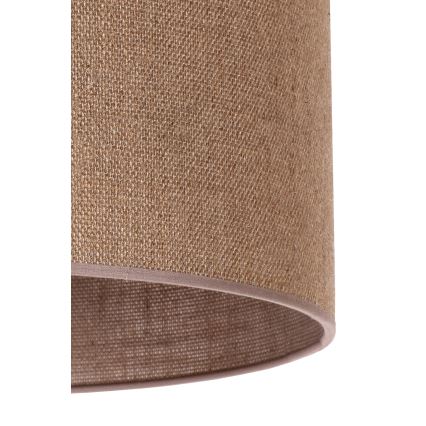 Duolla - Candeeiro de chão 1xE27/60W/230V diâmetro 44 cm castanho/wenge