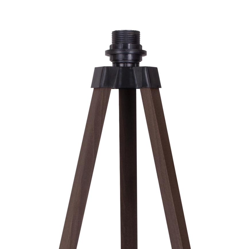 Duolla - Candeeiro de chão 1xE27/60W/230V diâmetro 44 cm creme/castanho