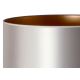 Duolla - Candeeiro de chão CANNES 1xE27/15W/230V 45 cm prateado/cobre/branco