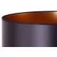 Duolla - Candeeiro de chão CANNES 1xE27/15W/230V 45 cm preto/cobre