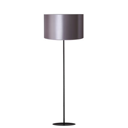 Duolla - Candeeiro de chão CANNES 1xE27/15W/230V diâmetro 45 cm prateado/preto