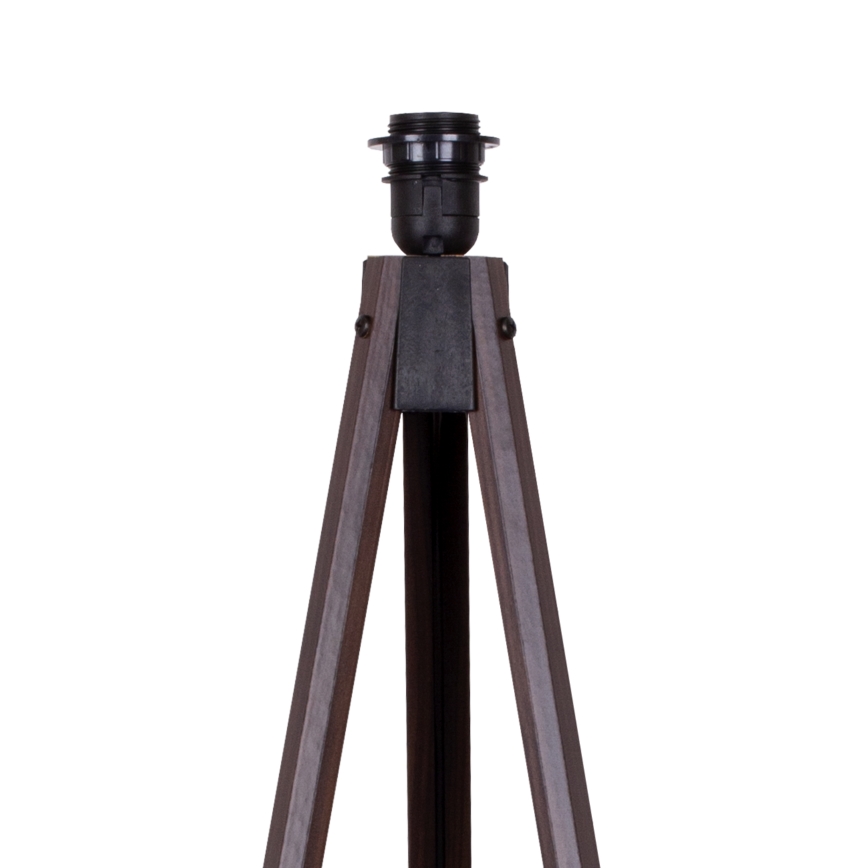 Duolla - Candeeiro de chão DUO 1xE27/60W/230V diâmetro 44 cm cinzento/azul/wenge