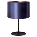Duolla - Candeeiro de mesa CANNES 1xE14/15W/230V 20 cm azul/cobre/preto