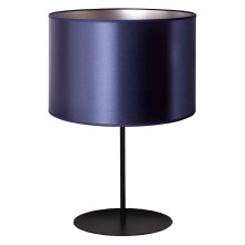 Duolla - Candeeiro de mesa CANNES 1xE14/15W/230V 20 cm azul/prateado/preto