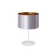 Duolla - Candeeiro de mesa CANNES 1xE14/15W/230V 20 cm prateado/cobre/branco