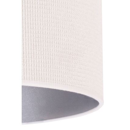 Duolla - Candeeiro de mesa LYON 1xE27/15W/230V diâmetro 30 cm creme