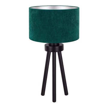 Duolla - Candeeiro de mesa LYON 1xE27/15W/230V diâmetro 30 cm verde