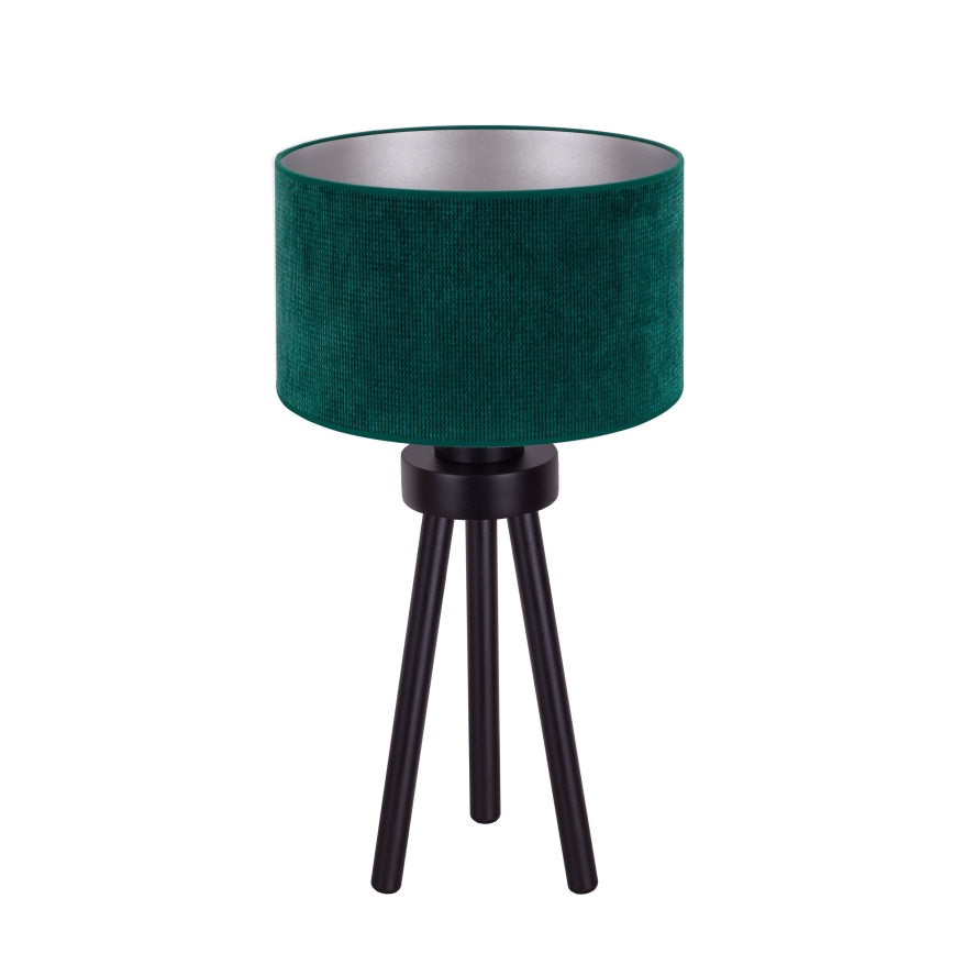Duolla - Candeeiro de mesa LYON 1xE27/15W/230V diâmetro 30 cm verde